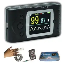 CMS60C цифровой Портативный ручной пульсоксиметр с Программы для компьютера палец крови кислородом Мониторы Пульс spo2 Сатуратор