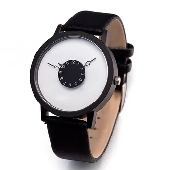 

Watches Women Men Quartz-watch Lovers' Watch Leather Wristwatches Clock Fashion Watche