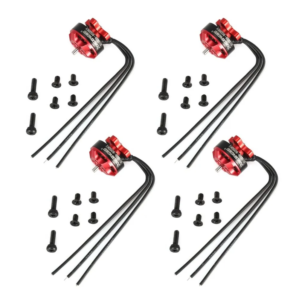 

OCDAY 4Pcs CW CCW D1103B 8000KV 1-3S Electric Brushless Motor for RC 80 90 100mm Micro FPV Drone Multirotor Aircraft Quadcopter