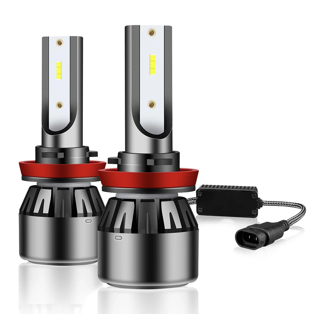 

2X Mini H7 LED Canbus Bulb H4 LED H11 H8 H1 Car Light Headlight Bulb HB3 9005 9006 H9 HB4 CSP 10000LM 100W 6500K 12V 24V Led