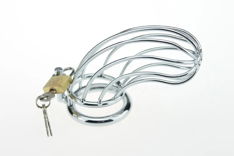New Male Penis Cage Lock Stainless Steel Chastity Device Sex Products For Man,Metal Cock Cage Erotic Toys for Adult Games