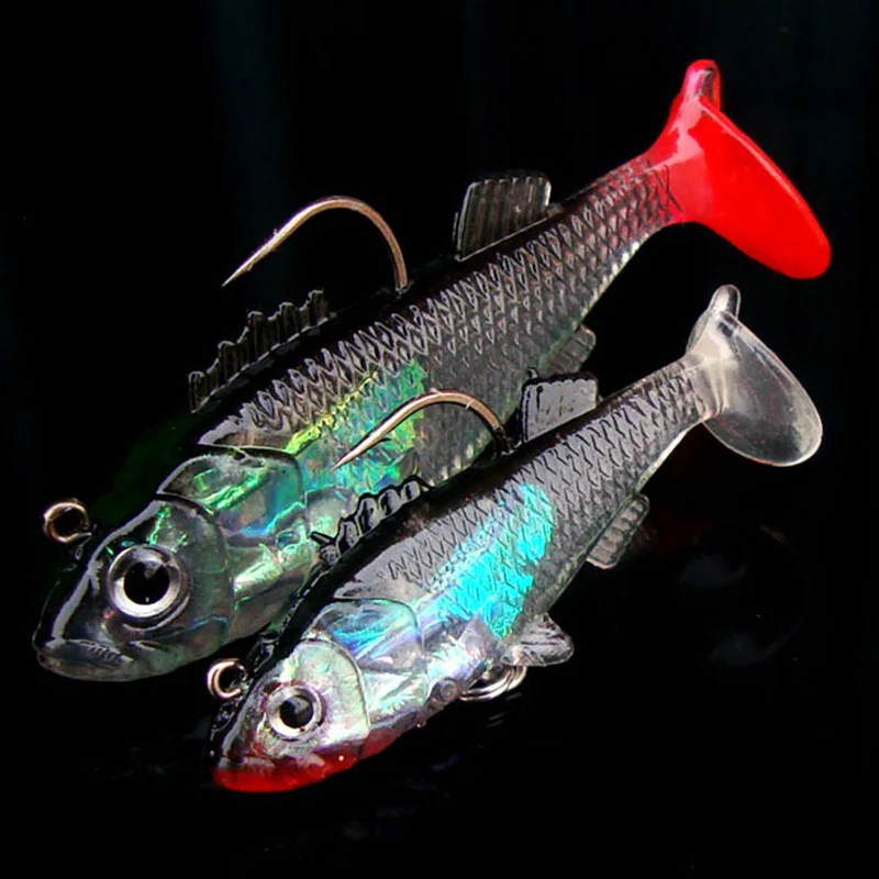 

NEW Artificial Fishing Lure Bait Simulation Accessories Tool Hooks Portable For Sea Lake