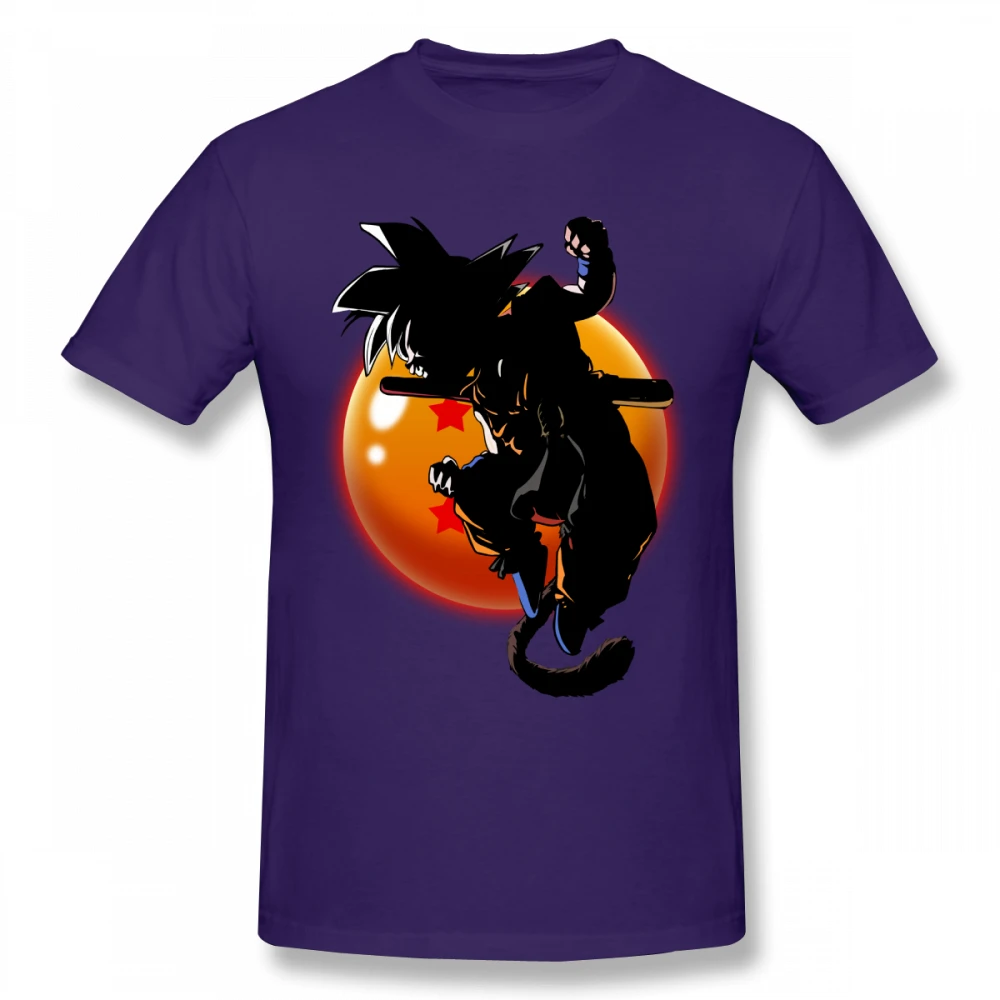 Awe некоторые супер футболка Saiyan рубашка Dragon Ball Z футболка для мужчин Saiyan Rules Son аниме Гоку стиль футболка - Цвет: Фиолетовый