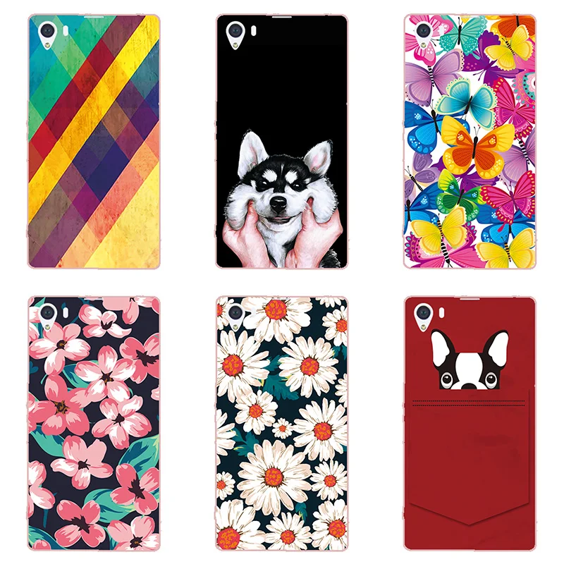 hard Plastic phone case cover For Sony Xperia Z1 L39H C6903 C6943 C6902 LT39 C6906 shell Painted Flower |