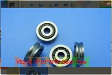 V0310 3*10*3mm open type V0310 for Computer weaving, fishing, textile machinery V-groove pulley wheel bearing