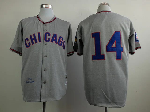 ernie banks baseball jersey 14