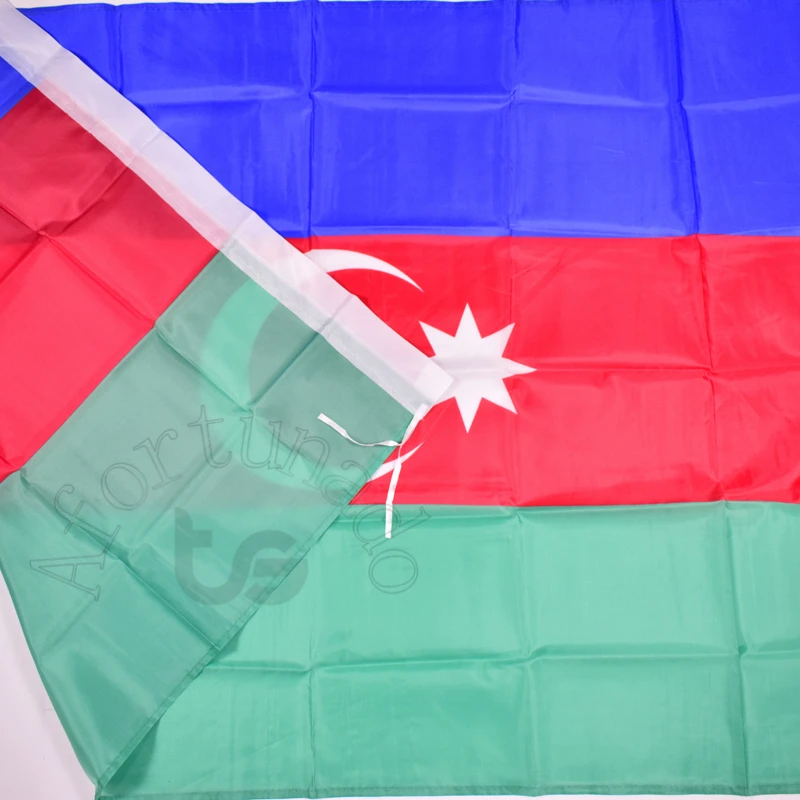 Азербайджан 90*150 см азербайджанский флаг баннер 3x5 футов висящий национальный флаг для удовлетворения, парад, вечерние. висит