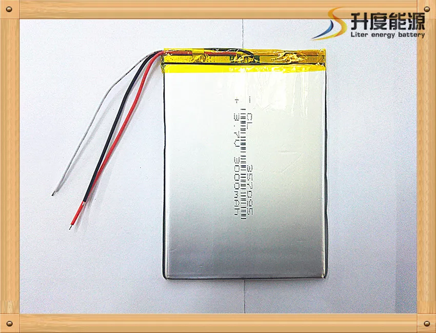 Three wire battery 357095 3.7V 3000mah 357096 (polymer lithium ion battery) Li-ion battery for tablet pc 7 inch MP3 MP4 [357095]
