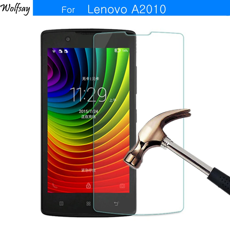 2 шт для стекла Lenovo A2010 закаленное стекло Защита экрана A защитная пленка A2010A