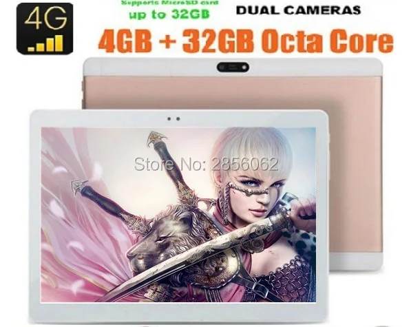 10 inch 4G LTE Tablet PC Android 6 0 MTK8752 Octa Core 4GB RAM 64GB ROM