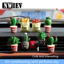 NWIEV автомобильный Кондиционер Vent Духи клип смолы Cactu для Kia Rio K2 Ceed Sportage hyundai Solaris tucson I30 IX2 аксессуары