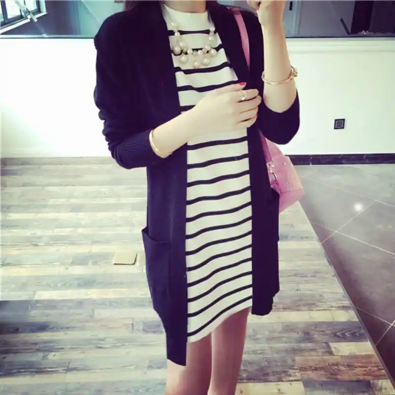 vestido listrado tumblr