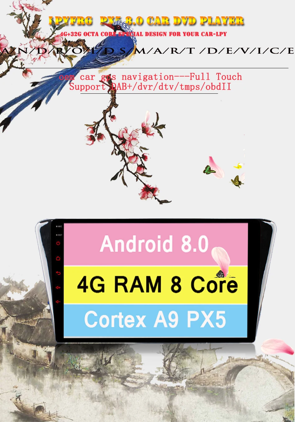 Sale Android 9.0 4GB RAM Special Car DVD Stereo Navigation for Peugeot 408 2014-2018 with GPS RDS 3/4G WIFI Head Unit Stereo Audio 1