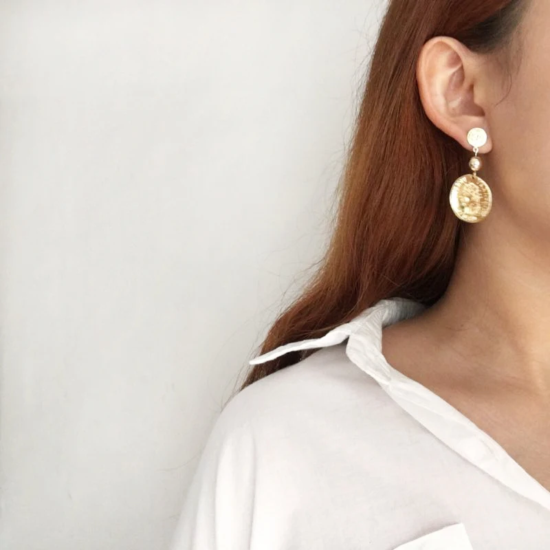 B57 Retro Vintage lace figure Lady Metal Earrings Ear Stud Statement Earring Brincos Rome Wedding | Украшения и аксессуары