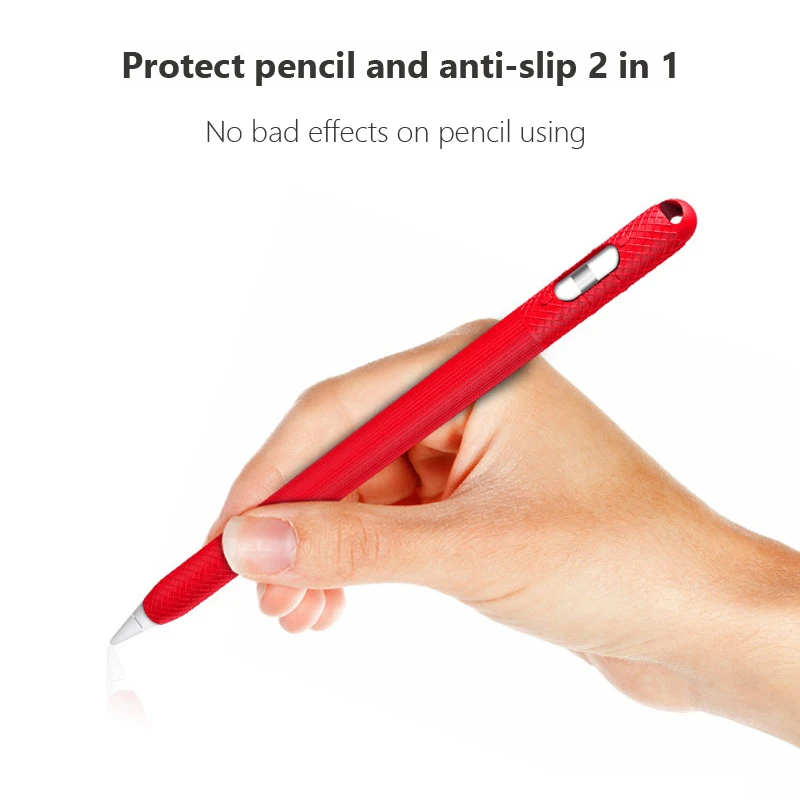 

Silicone pencil sleeve case tablet stylus touch pen cover anti slip shockproof pouch grip holder for Apple iPad Pencil sleeve 12
