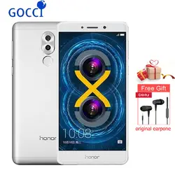 Honor 6X4G LTE мобильный телефон Kirin 655 Android 6,0 5,5 "FHD 1920X1080 3 Гб ram 32 ГБ rom 3300 мАч глобальная rom