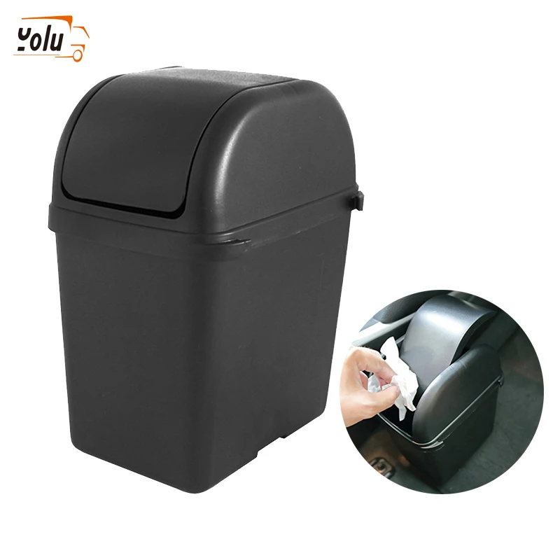 YOLU Car Garbage Can Car Ashtray Car Trash Can Garbage Dust Case Holder