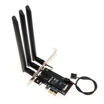

AC 1750M Dual-Band PCI-E BCM94360CS BT4.0 Wireless Wifi Adapter Card W/ Antenna