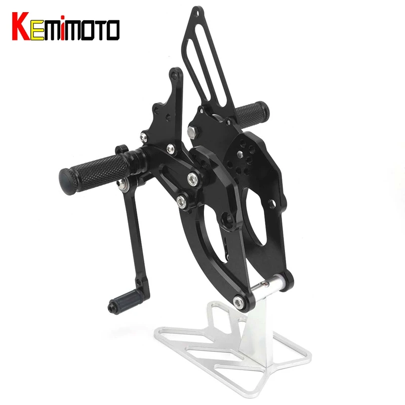 

KEMiMOTO For Honda CBR250RR 2017 Motorcycle Accessories CNC Adjustable Rear Set Rearsets Footrest CBR 250RR 250 RR 2017