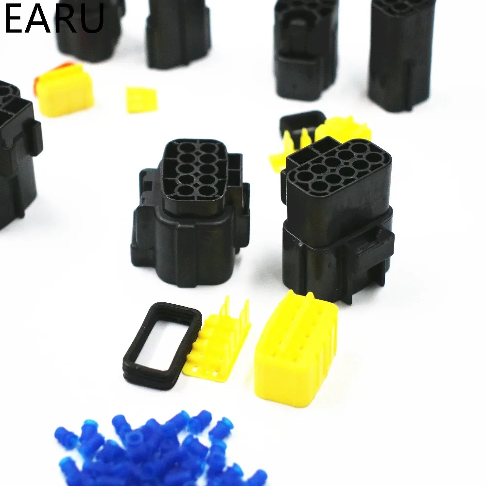 Denso 2 0 Серия 2/3/4/6/8/10 Pin Way 2P 3P 4P 6P 8P 10 P водонепроницаемый герметичный автомобильный
