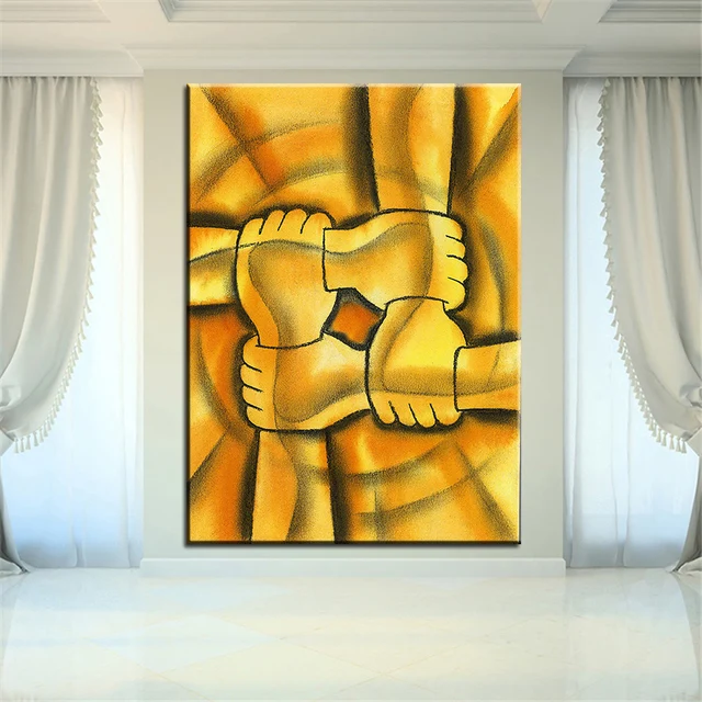 large size printing oil painting communication wall painting home