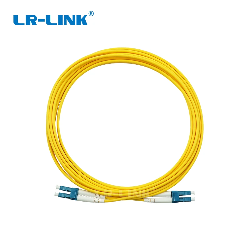 

LR-LINK Dual LC to LC Gigabit 1Gb Fiber Optic Jumper Cable SM Duplex Single Mode Fiber Optic Patch Cord 3M,5M
