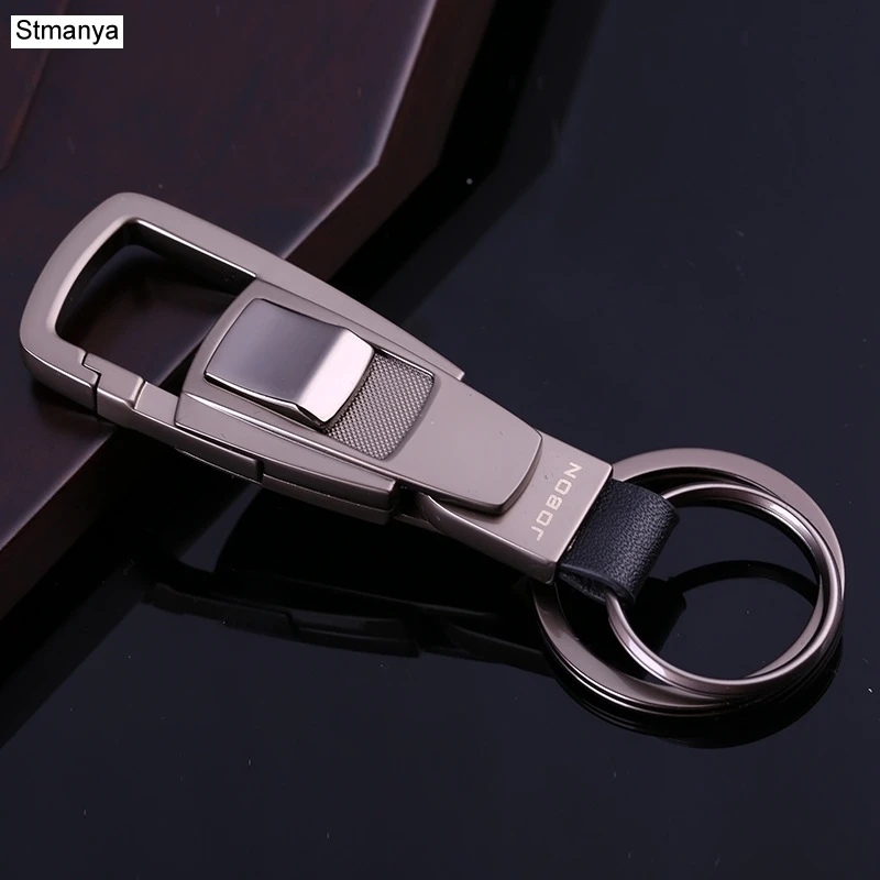  Llavero llavero de cuero 100% auténtico, accesorios para  automóviles, diseño minimalista, bolsa colgante para automóvil, llavero  para automóvil, llavero (color champán, tamaño: libre) : Todo lo demás