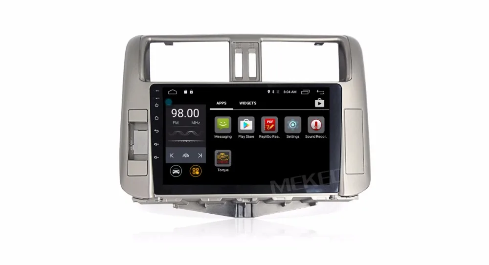 Cheap Mekede Car Multimedia player Autoradio car gps dvd player for Toyota Prado 150 Land cruiser 2010-2013 with 4G LTE wifi bluetooth 10