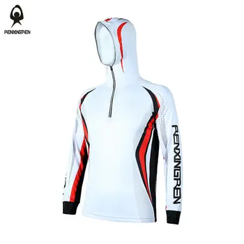 

RENXINGREN Fishing Clothes Breathable Shirts Man Woman Anti UV Quick-drying Pesca Clothes for Outdoor Sport Jacket Plus Size 5XL