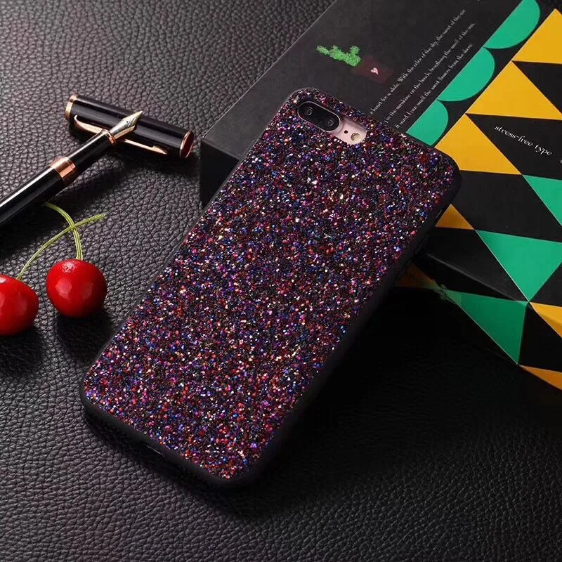 For Xiaomi Redmi Note 8T Cover redmi note 9 pro 8A 9A Luxury Glitter Sequins Shining Case for xiaomi mi POCO X3 NFC phone bags