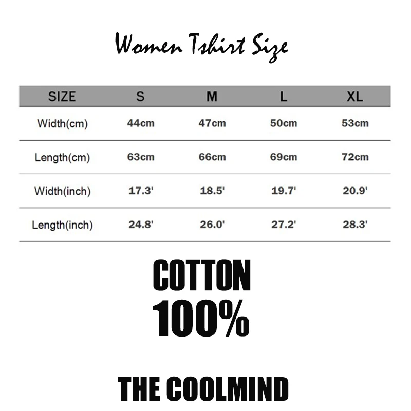 COOLMIND 100% хлопок Летняя женская футболка с принтом Повседневная летняя коротким