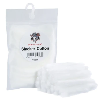 

60pcs/bag Demon Killer Prime Vape Cotton Bacon 2.0 Slacker Cotton For Manta RTA V12 Reload Rta Kayfun V5 Apocalypse Gen 2 Rda