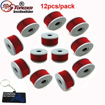 

STONEDER 12x Oil Filter For SUZUKI GZ250 VL125LC VL250LC DRZ250 GN250 DR250SE DR350S DR250S SG350 SP400T SP250 GN400 TU250X