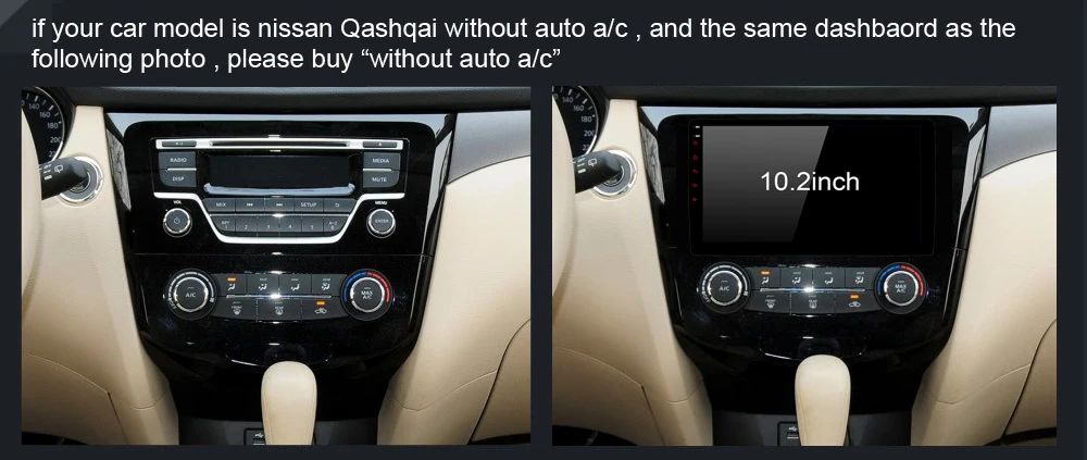 Top 10.2" Android 8.0 Car Multimedia Player for Nissan X-Trail Qashqail 2014 -2017 Auto GPS Glonass Navigation Smart System DVR PC 2