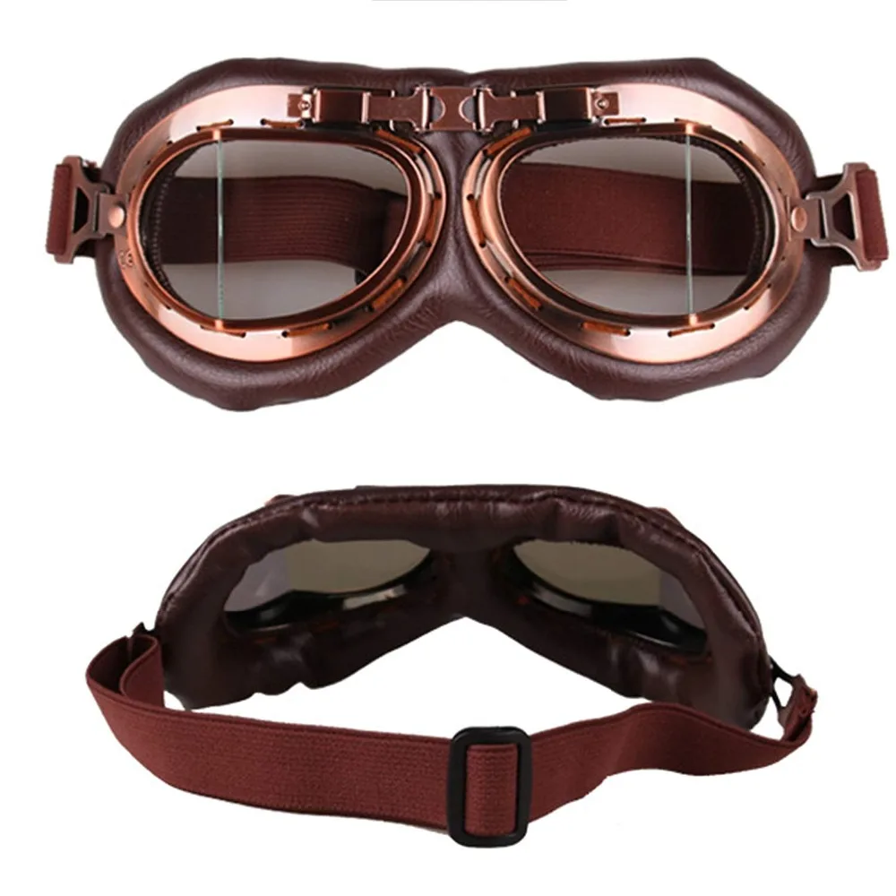 1 pcs clear Pilot Flying Goggles Motorcycle Biker Motocross Cruisers