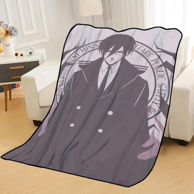 Custom Psycho Pass Blankets for beds throw blanket soft blanket summer blanket anime blanket travel blanket - Цвет: Blanket 8