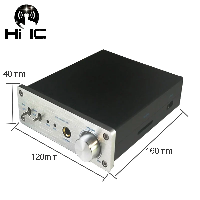 DSD декодер ЦАП усилитель для наушников ES9028Q2M 9018 Bluetooth HIFI плеер без потерь XMOS DSD64 DSD128