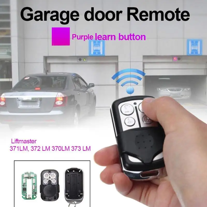 Us 8 44 23 Off Alloyseed 315mhz Remote Control For Garage Door Remote For Craftsman Liftmaster Purple Learning 3 Button 4button In Remote Controls