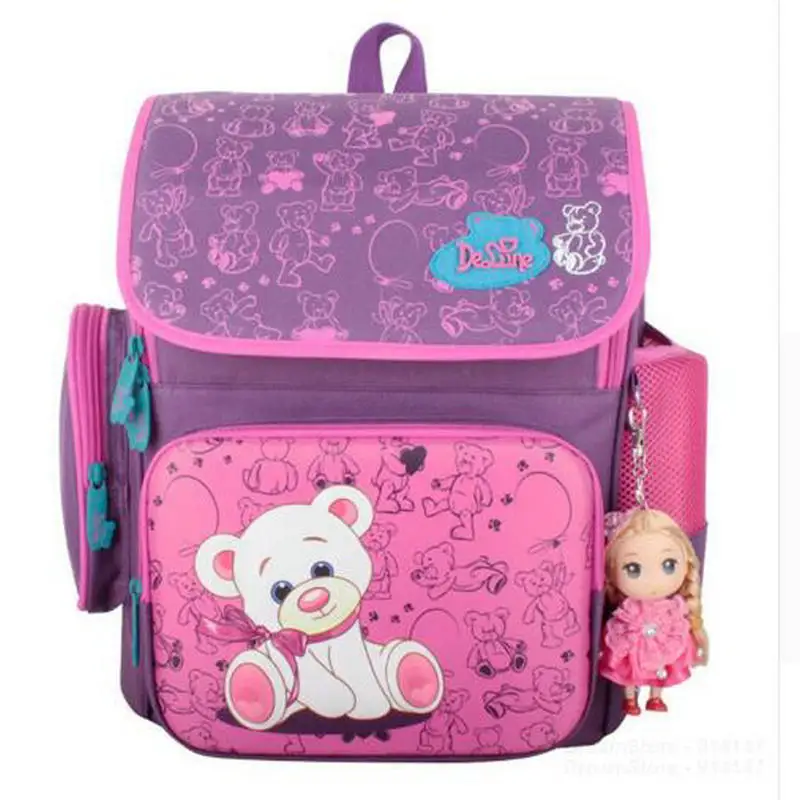 

New 2018 Children Girls School Bag Butterfly Embroidery Students Shoulder Bag Mochilas Infantil School Kids