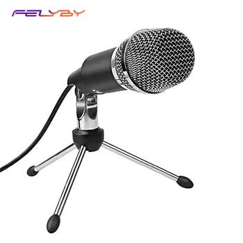

USB condenser microphone voice conference computer microphone free drive plug and play desktop microphone