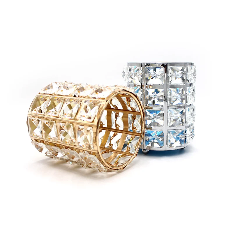 Crystal Storage Box Eyelash Extension Tool Kit Nail Brush Holder Storage Case Cosmetic Makeup