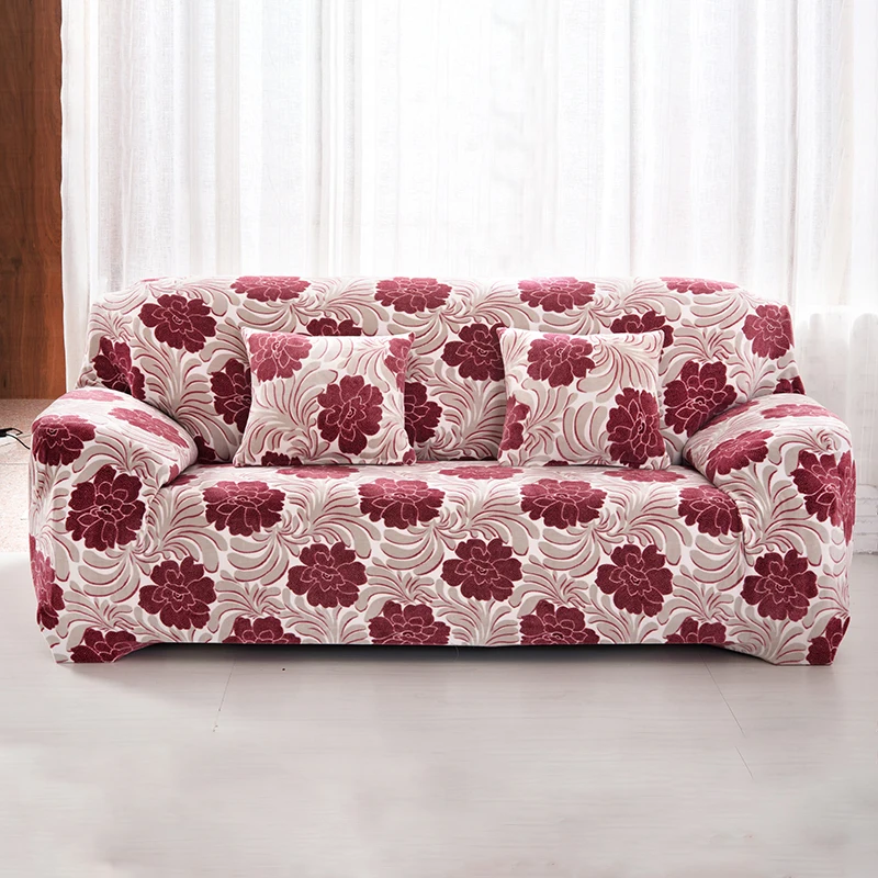 DecorUhome толстые плюшевые мягкие диван-чехлов плотно Обёрточная бумага все включено скольжению эластичный диван вытирается полотенцем диван