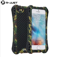 R-просто чехол для iPhone 5S Водонепроницаемый чехол для Apple iPhone SE 5s 5 Алюминий Водонепроницаемый противоударный углеродного волокна случае