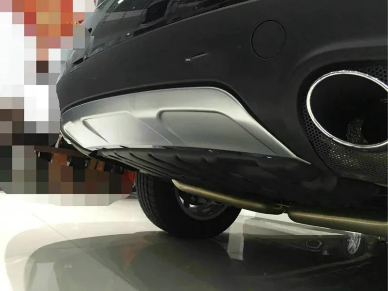 Rear Bumper Guard Plate Trims For Maserati Levante 2017 2018 Chrome Front