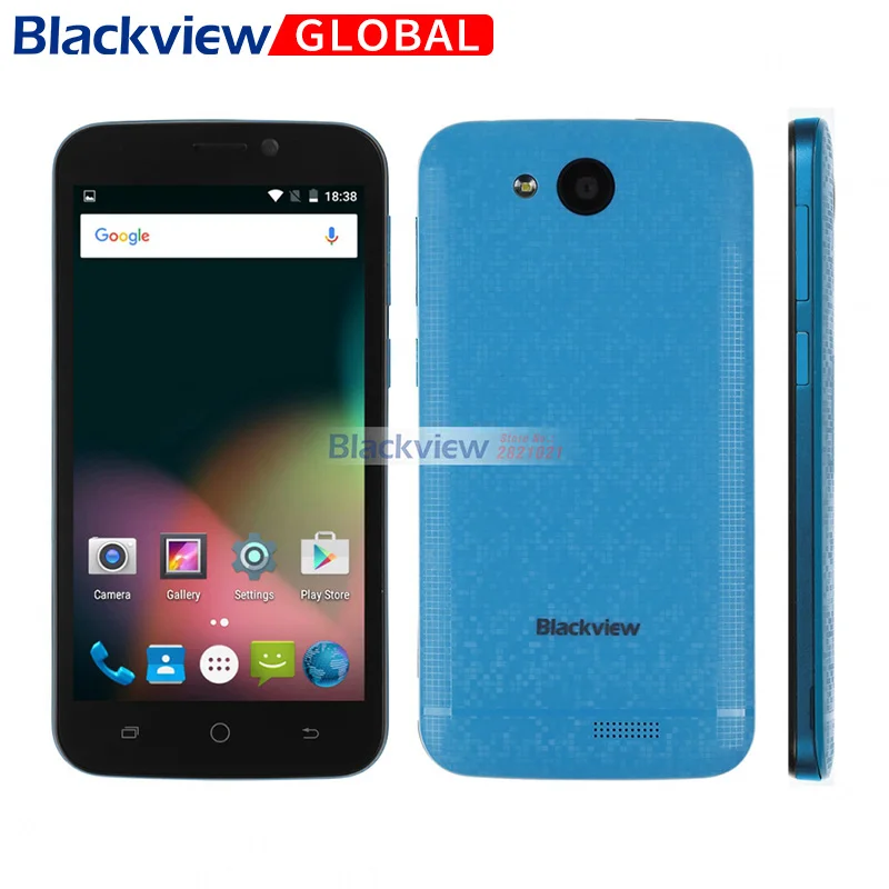 Оригинал Blackview A5 мобильного телефона Android 6 0 3g смартфон 4 5 дюймов MTK6580 ядра 1. Гц 1 ГБ