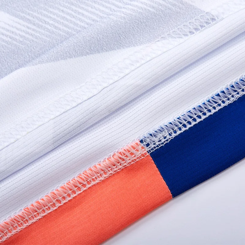 Подлинная Kawasaki высокоэластичная функциональная ткань футболка для бадминтона для мужчин с коротким рукавом быстросохнущая спортивная одежда с v-образным вырезом ST-T1001