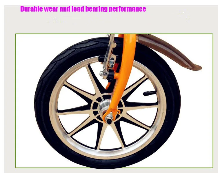 Clearance Factory direct sale 14 inch CMS one second fast folding bicycle adult bicycle portable mini bicycle 4