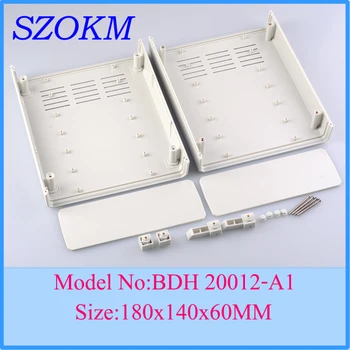 

10 pcs/lot electronics case black plastic junction electrical box pcb enclosure plastic plastic instrument box electronic