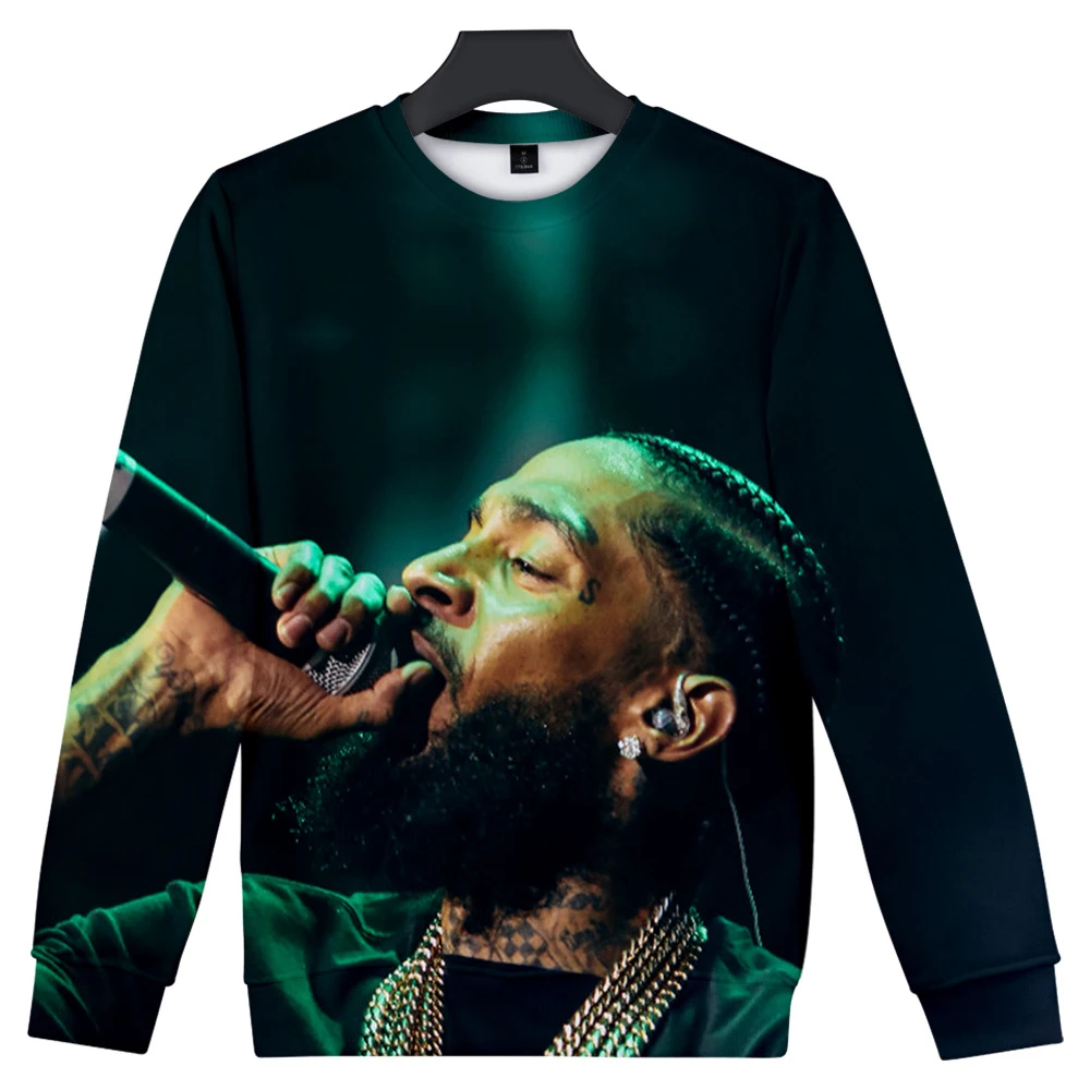 

2019 3D Rep nipsey hussle Print Women and men Casual Clothes New Hot Sale Casual Spring Hoodies Sweatshirts Plus Size 4xl
