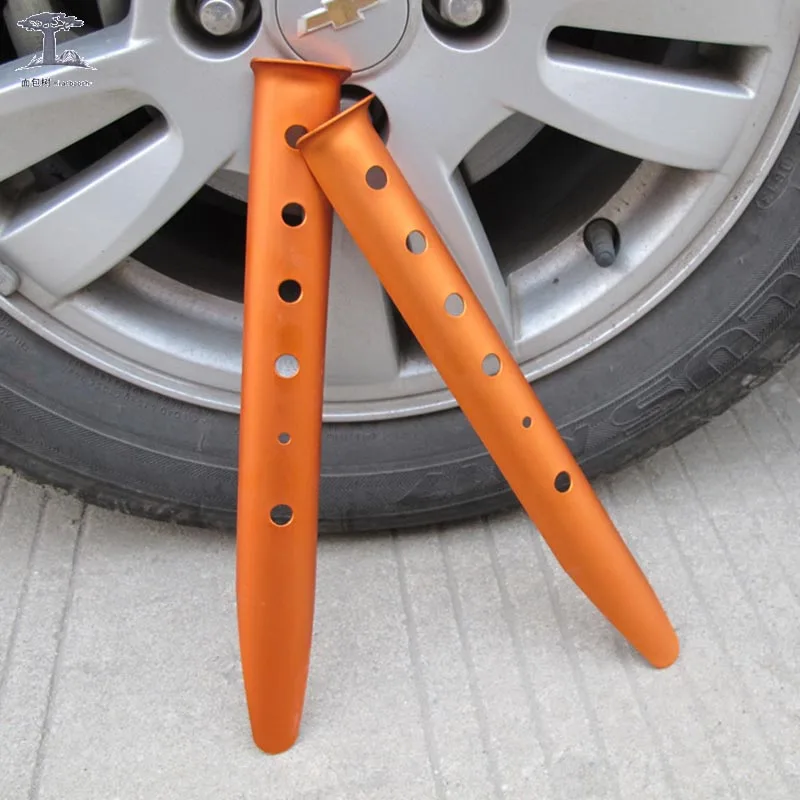31cm Aluminum Ushaped Tent Nails Snow Pegs Sand Peg For Outdoor